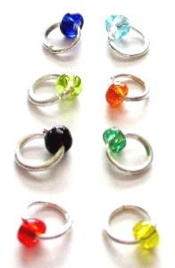 LOT 8 PIERCING D'ONGLE PERLE