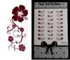 STICKERS FLEUR ROUGE