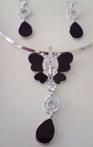 PARURE PAPILLON STRASS