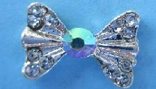 BIJOU D'ONGLE NOEUD 3D STRASS