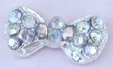 BIJOU D'ONGLE NOEUD STRASS