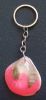 PORTE CLEFS COQUILLAGE ROSE 1