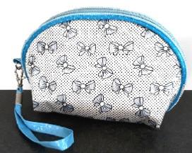 TROUSSE MAQUILLAGE NOEUD BLEU 