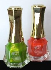 LOT 2 VERNIS FLASHY VERT CORAIL