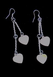 BOUCLES D'OREILLES COEURS