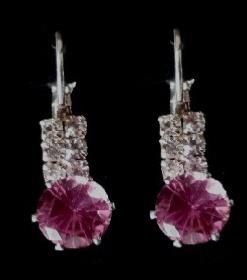 BOUCLES D'OREILLES STRASS  