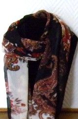 FOULARD TENDANCE MARRON