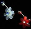 DUO PIERCING NOMBRIL FLEUR 