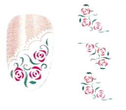 WATER DECAL FRENCH FLEURS