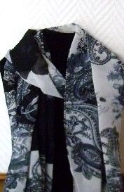 FOULARD TENDANCE NOIR 