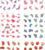 LOT 6 WATER DECAL FLEURS 